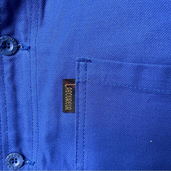 Le Laboureur Cotton Work Jacket - Bugatti Blue “Thank You Bill” sz S - Picture 5 of 11